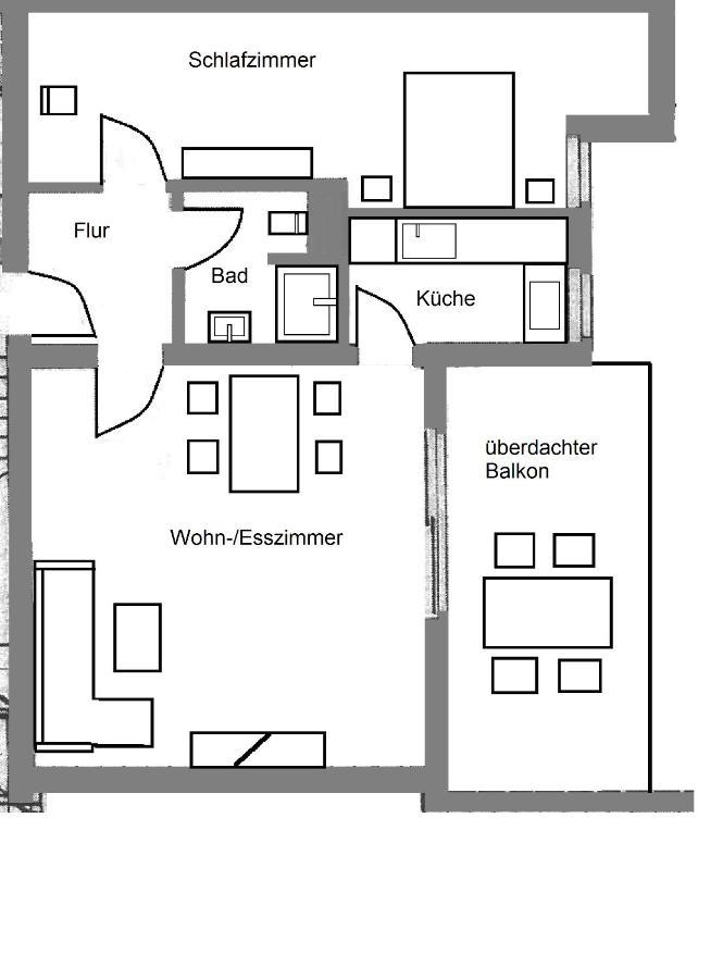 Ferienwohnung Frieda Mit Ueberdachtem Balkon Winterberg Bagian luar foto